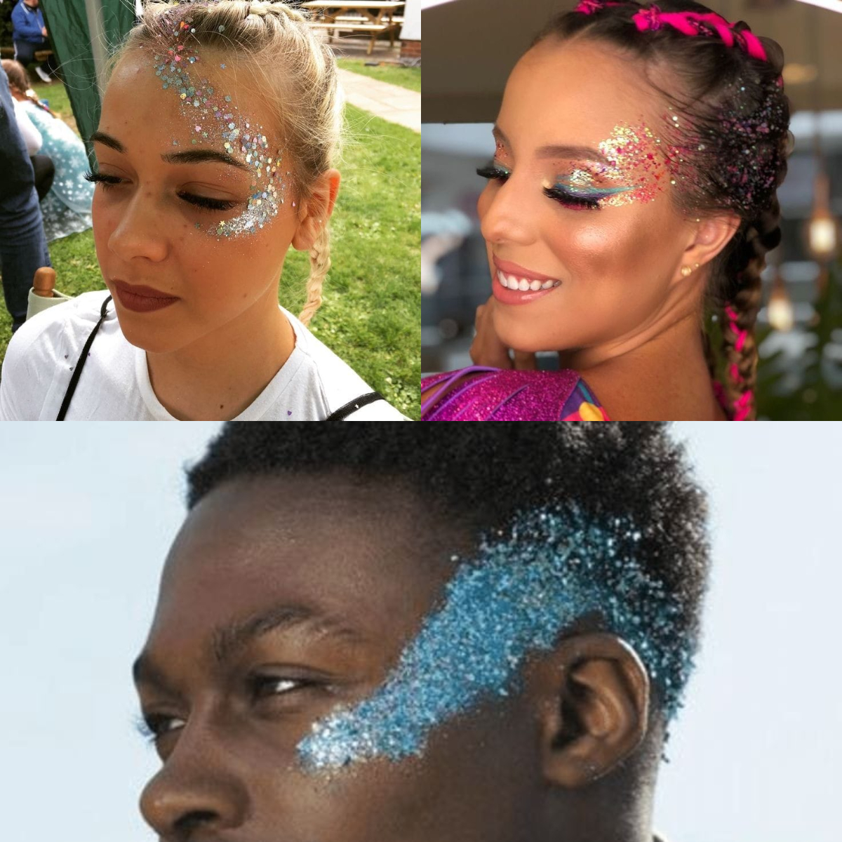 Maquiagem para Carnaval - Glitter (Foto: Pinterest/Reprodução)
